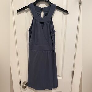 Banana republic Sleeveless Navy Dress with Halter Neck size 0